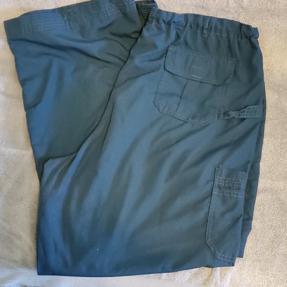 Teal scrub pants